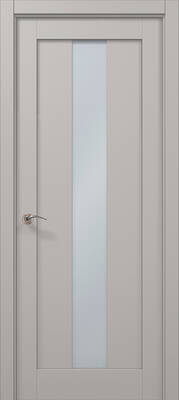 Межкомнатные двери ламинированные ламинированная дверь ml-01 светло-серый супермат