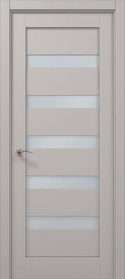 Межкомнатные двери ламинированные ламинированная дверь ml-02 светло-серый супермат