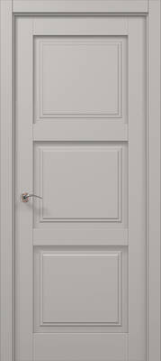Межкомнатные двери ламинированные ламинированная дверь ml-06 светло-серый супермат