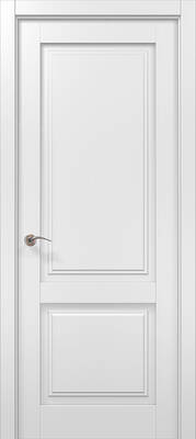 Міжкімнатні двері ламіновані ламінована дверь ml-10 білий матовий