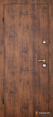Вхідні двері квартирні abwehr (абвер) модель medina комплектація light колір дуб антік