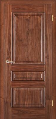 Міжкімнатні двері шпоновані шпонована дверь модель 53 горіх амер глуха