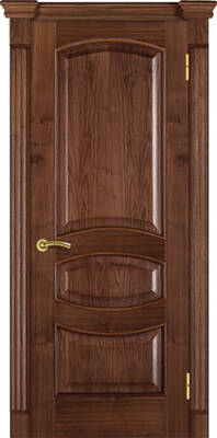 Міжкімнатні двері шпоновані шпонированная дверь модель 50 орех американский глухая