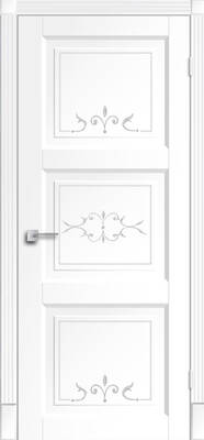 Міжкімнатні двері фарбовані рим пг з малюнком