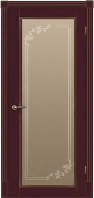 Межкомнатные двери окрашенные окрашенная дверь флоренция поо бордо с рисунком