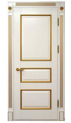 Міжкімнатні двері дерев'яні тип а 01 пг золото