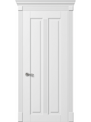 Міжкімнатні двері фарбовані верона пг біла