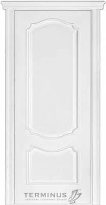 Міжкімнатні двері шпоновані шпонированная дверь модель 41 ясень белый эмаль глухая