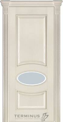 Міжкімнатні двері шпоновані шпонированная дверь модель 55 ясень crema гл-ст-гл