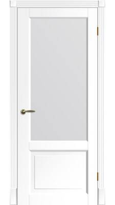 Міжкімнатні двері фарбовані мілан по білі