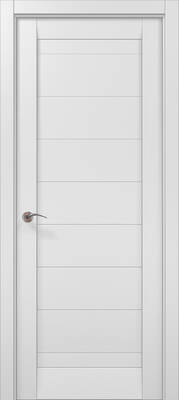 Міжкімнатні двері ламіновані ламінована дверь ml-04 білий матовий