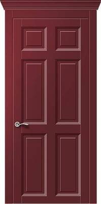 Міжкімнатні двері фарбовані окрашенная дверь америка пг бордо