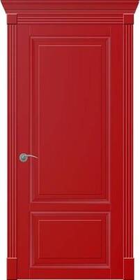Міжкімнатні двері фарбовані марсель пг червоний чілі