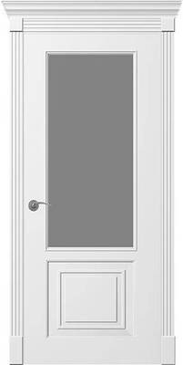 Міжкімнатні двері фарбовані окрашенная дверь монако по белая