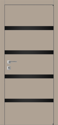 Міжкімнатні двері фарбовані а5.4 s капучино