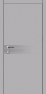 Міжкімнатні двері фарбовані a16.f сірий шовк ral 7004