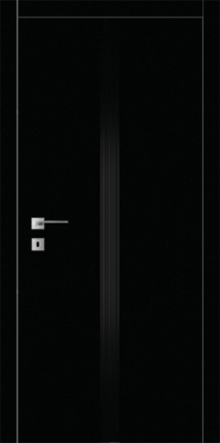 Межкомнатные двери окрашенные окрашенная дверь а17.f чёрные