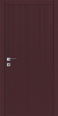 Міжкімнатні двері фарбовані а18.f венге