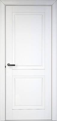 Міжкімнатні двері фарбовані модель retta 02 пг емаль біла