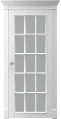 Окрашенная дверь Ницца-Бретань ПОО белая - Фото