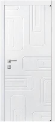 Міжкімнатні двері фарбовані а19.f білі