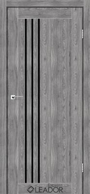 ламинированная дверь модель Belluno клён грей BLK лакобель - Фото