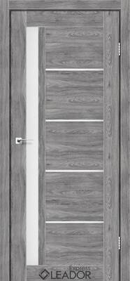 Міжкімнатні двері ламіновані модель rim клен грей скло сатин