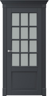 Межкомнатные двери окрашенные окрашенная дверь ницца-бретань по ral 7024