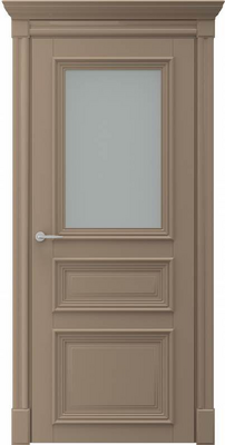 Міжкімнатні двері фарбовані леон по капучіно ral 1019
