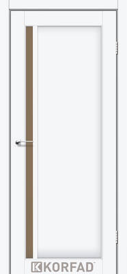 Міжкімнатні двері ламіновані модель or-06 білий перламутр