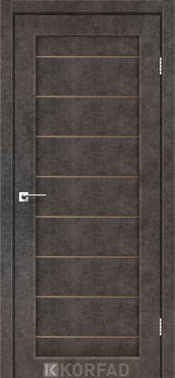 Міжкімнатні двері ламіновані модель pnd-01 дуб тобакко