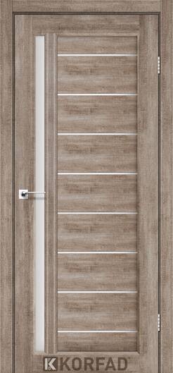 Міжкімнатні двері ламіновані модель vnd-02 білий перламутр
