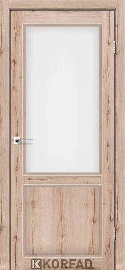 Міжкімнатні двері ламіновані модель cl-02 дуб марсала сатин