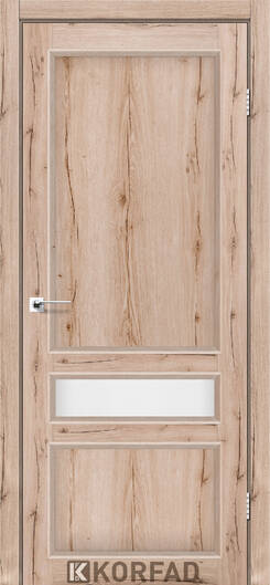 Міжкімнатні двері ламіновані модель cl-07 зі штапиком дуб тобакко