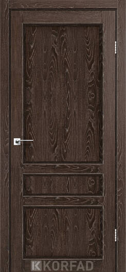 Межкомнатные двери ламинированные ламинированная дверь модель cl-08 со штапиком дуб тобакко