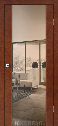 Межкомнатные двери ламинированные ламинированная дверь модель sr-01 арт бетон зеркало двухстороннее графит триплекс
