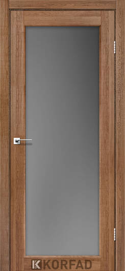 Міжкімнатні двері ламіновані модель sv-01 лайт бетон скло сатин графіт