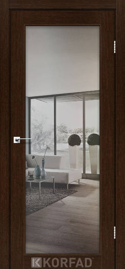 Межкомнатные двери ламинированные ламинированная дверь модель sv-01 лофт бетон зеркало двухстороннее графит триплекс