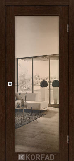 Межкомнатные двери ламинированные ламинированная дверь модель sv-01 лайт бетон зеркало двухстороннее графит триплекс