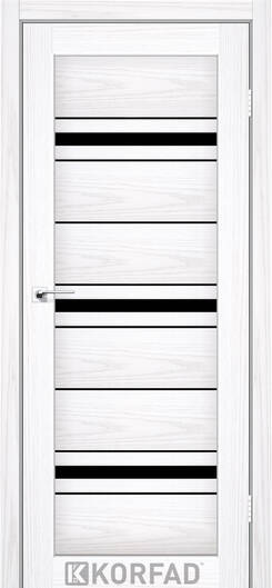 Міжкімнатні двері ламіновані модель  fl-02 сіра модрина сатин білий