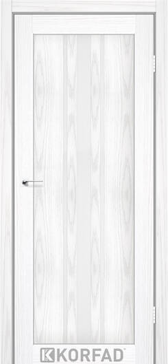 Межкомнатные двери ламинированные ламинированная дверь модель fl-03 белая модрина чёрное стекло