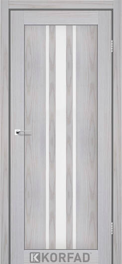 Міжкімнатні двері ламіновані модель  fl-03 сіра модрина сатин білий