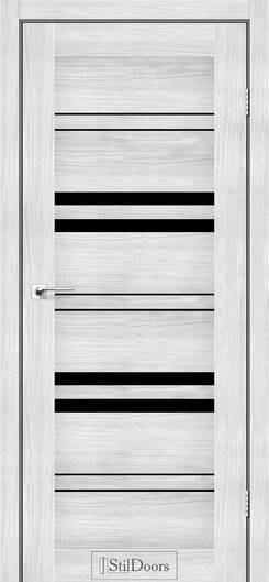 Міжкімнатні двері ламіновані ламінована дверь модель slovenia сандал blk лакобель