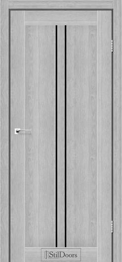 Міжкімнатні двері ламіновані ламінована дверь модель barcelona білий мат (поліпропілен) blk