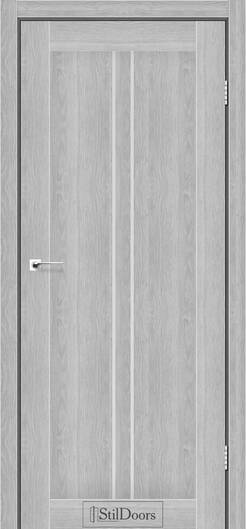 Міжкімнатні двері ламіновані ламінована дверь модель barcelona білий мат (поліпропілен) blk