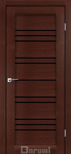 Межкомнатные двери ламинированные ламинированная дверь darumi versal венге панга (черный lacobel)