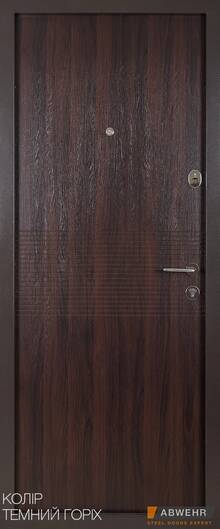 Входные двери квартирные входная квартирная дверь abwehr (абвер) модель miriel (темный орех) комплектация nova