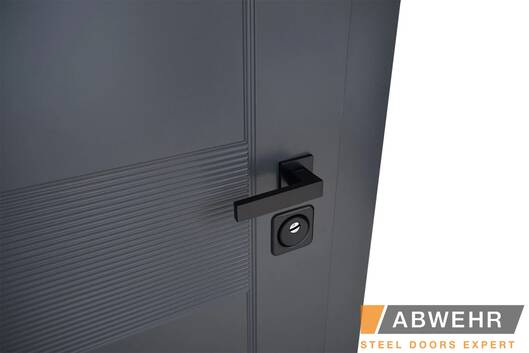 Входные двери уличные входная квартирная дверь abwehr (абвер) модель 485 biatris (цвет ral 7016 + vinorit белый) комплектация classic+