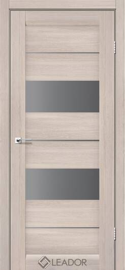 Міжкімнатні двері ламіновані ламінована дверь leador canneli білий матовий сатин графіт