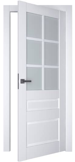 Межкомнатные двери ламинированные ламинированная дверь модель 607 белый пo
